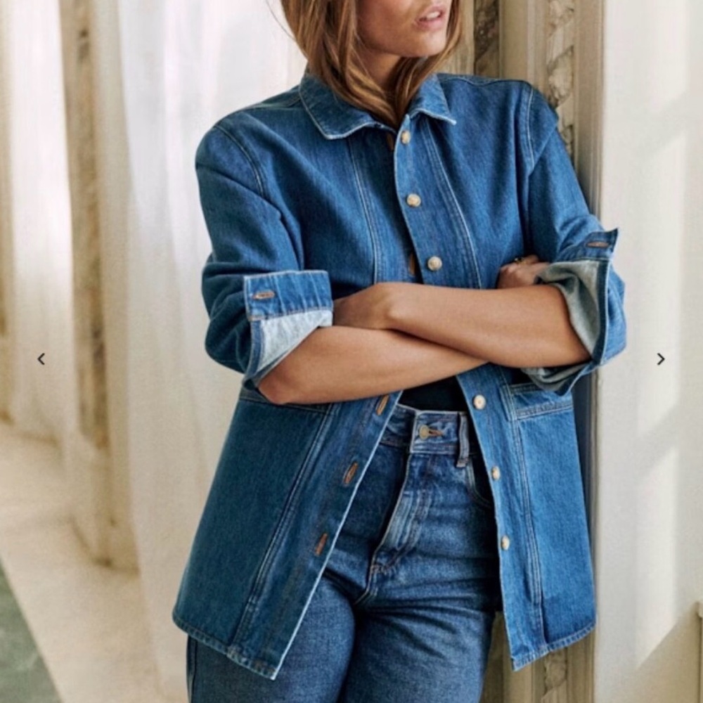 Sézane Will Denim Jacket - NWOT